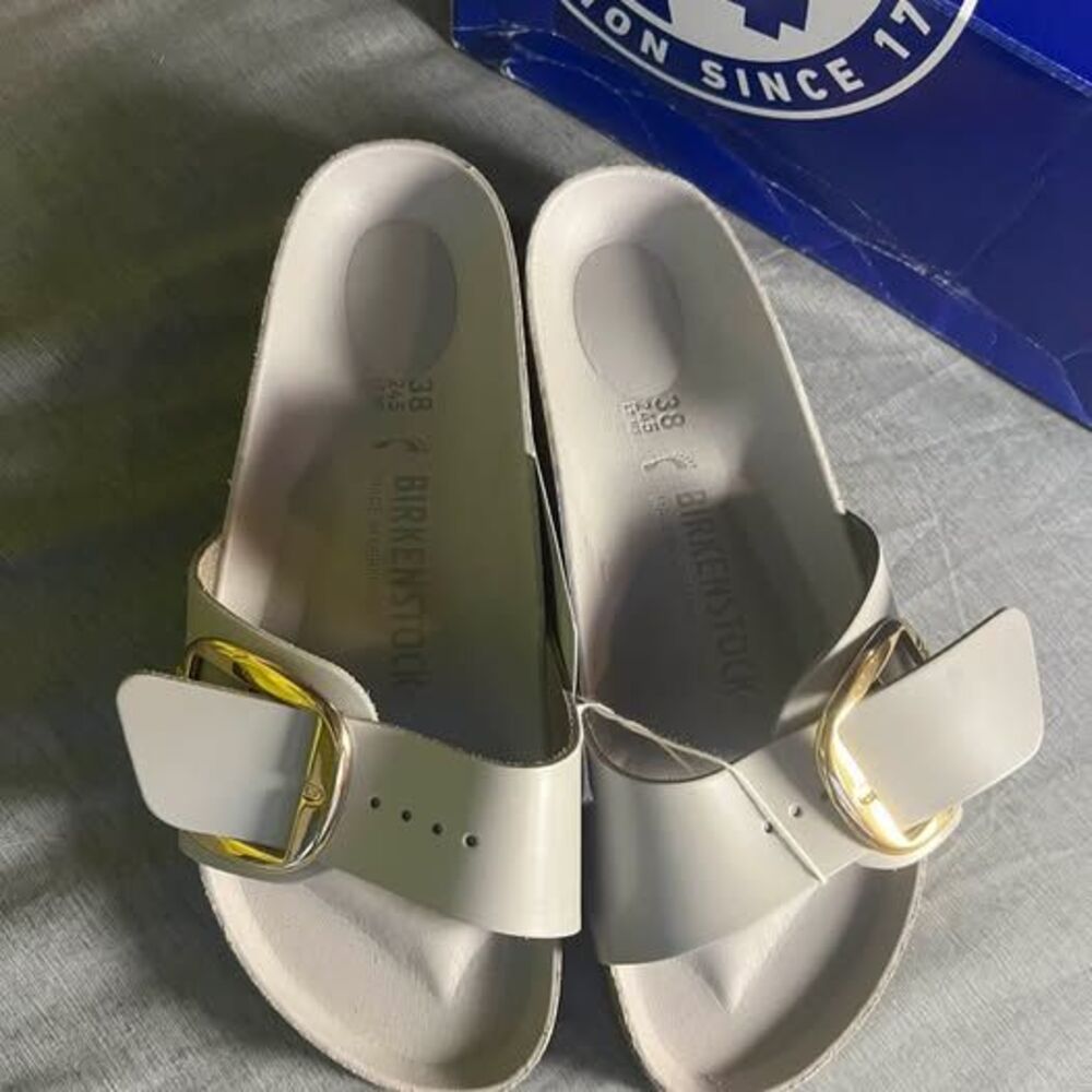 Birkenstock Madrid Big Buckle Sandals Size 38 New in Box